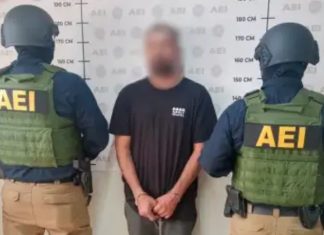 Suspeito preso em Baja