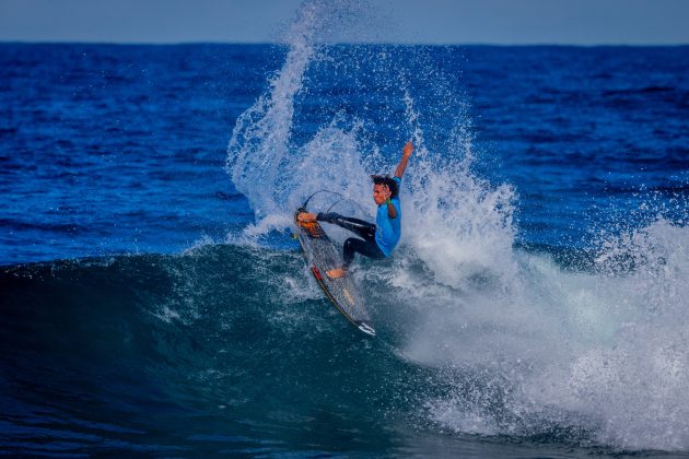 Bronson Meydi, Ballito Pro 2025, Willard Beach, KwaZulu-Natal, África do Sul. Foto: WSL / Pierre Tostee.
