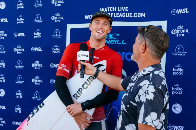 George Pittar, Ballito Pro 2025, Willard Beach, KwaZulu-Natal, África do Sul. Foto: WSL / Kody McGregor.