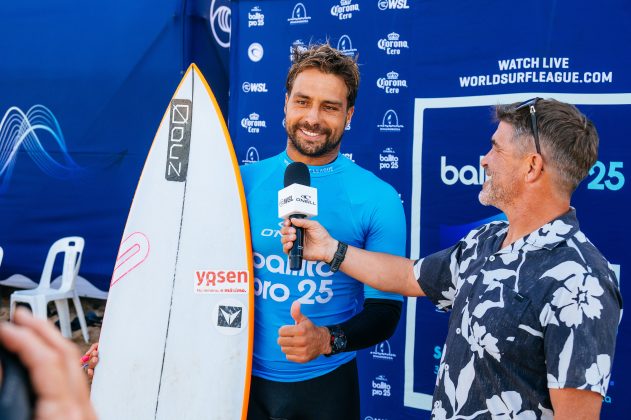 Lucas Silveira, Ballito Pro 2025, Willard Beach, KwaZulu-Natal, África do Sul. Foto: WSL / Kody McGregor.