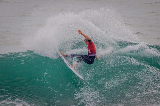 Luke Thompson, Ballito Pro 2025, Willard Beach, KwaZulu-Natal, África do Sul. Foto: WSL / Pierre Tostee.