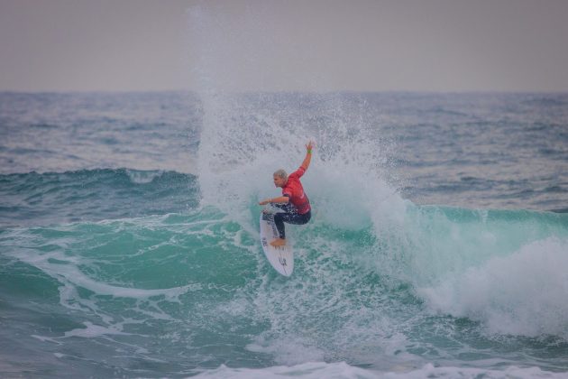 Luke Thompson, Ballito Pro 2025, Willard Beach, KwaZulu-Natal, África do Sul. Foto: WSL / Pierre Tostee.