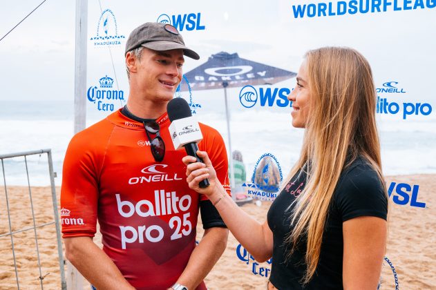 Luke Thompson, Ballito Pro 2025, Willard Beach, KwaZulu-Natal, África do Sul. Foto: WSL / Kody McGregor.