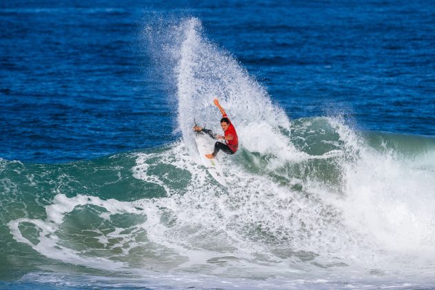 Taro Watanabe, Ballito Pro 2025, Willard Beach, KwaZulu-Natal, África do Sul. Foto: WSL / Kody McGregor.