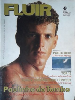 Paulinho do Tombo, Primeiro campeão brasileiro da história do Circuito de Surf Profissional. Foto: Reprodução.