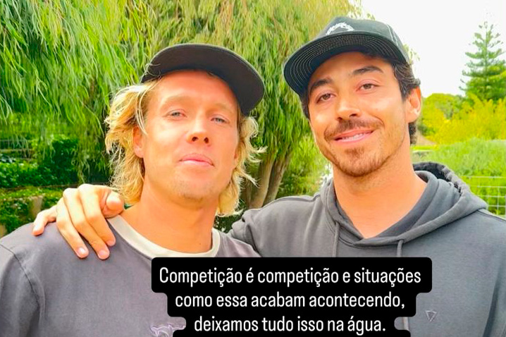 Jacob Willcox e Yago Dora se encontram e tudo fica bem.