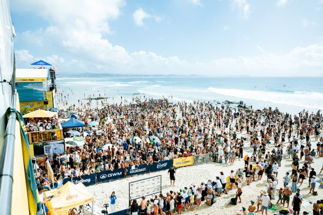 Público, Gold Coast Pro 2026, Snapper Rocks, Queensland, Austrália. Foto: WSL / Beatriz Ryder.