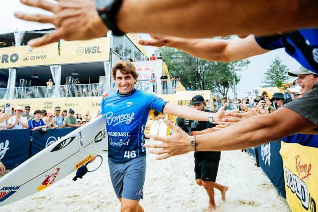 Leonardo Fioravanti, Gold Coast Pro 2026, Snapper Rocks, Queensland, Austrália. Foto: WSL / Beatriz Ryder.