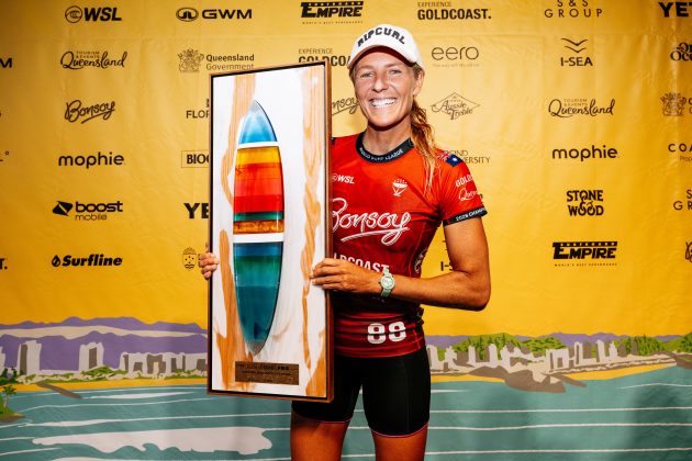 Stephanie Gilmore, Gold Coast Pro 2026, Snapper Rocks, Queensland, Austrália. Foto: WSL / Beatriz Ryder.