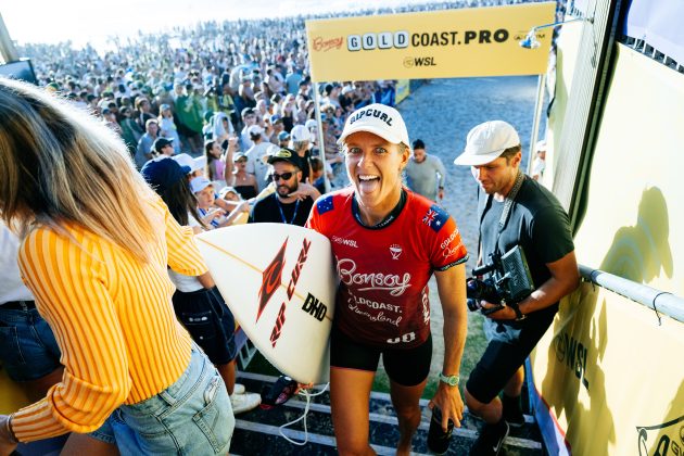Stephanie Gilmore, Gold Coast Pro 2026, Snapper Rocks, Queensland, Austrália. Foto: WSL / Beatriz Ryder.