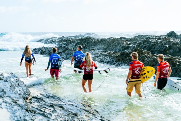 Expression Session, Gold Coast Pro 2026, Snapper Rocks, Queensland, Austrália. Foto: WSL / Andrew Shield.