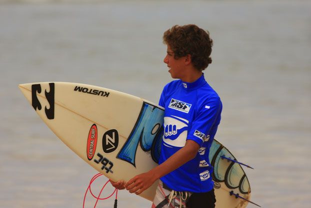 Filipe aos 13 anos, durante a sua primeira participação no evento.