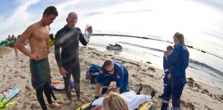 Salva-vidas sofre acidente na Austrália