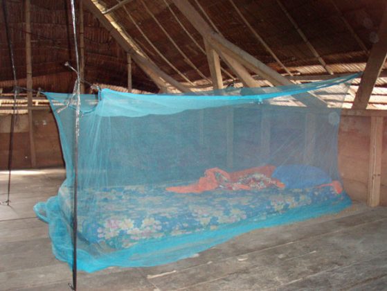 O cômodo em que Gabriel dormiu na temporada de Asu, no sótão de uma casa de local. Foto: Arquivo Pessoal Tulio Brandão.