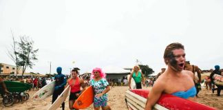 Galera cai na folia no Sul