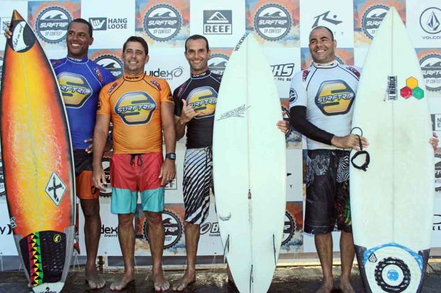 Podio Master Circuito Surf Trip SP Contest. Foto: Thais Serra.