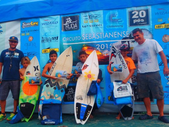 Estreantes Sebastianense de Surf 2015. Foto: Divulgação ASSS.