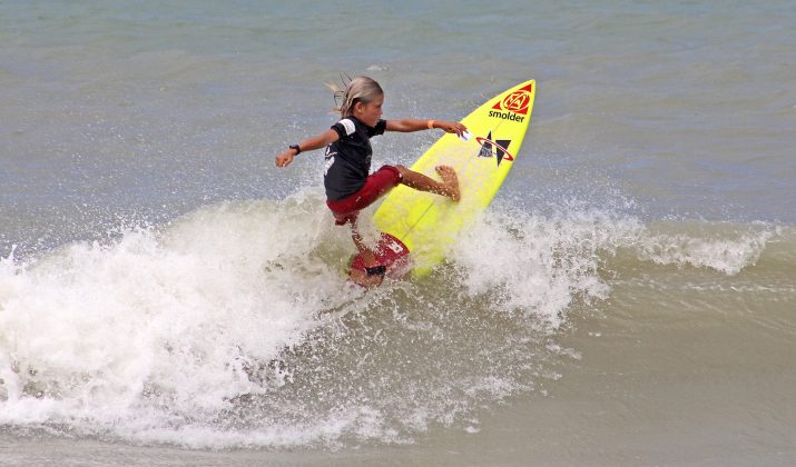 Yuri Barros - Campeão Kid sub 08 e Petit sub 10 da etapa e do circuito 2015 Dore Surf Kids. Foto: Eros Sena.