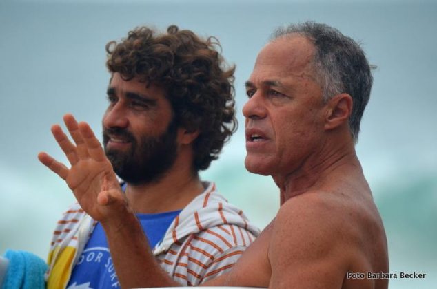 Chalita e Bocão Quarta etapa do Surf-Treino Arpoador Surf Club 2015. Foto: Bruno Veiga.