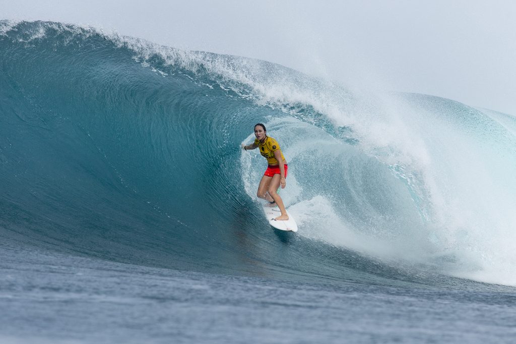 Carissa Moore já competiu em Pipeline, mas não em uma etapa válida pelo Championship Tour.