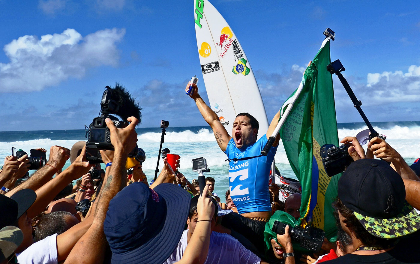 Adriano de Souza , Billabong Pipe Masters 2015, Pipeline, Hawaii.