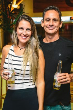 Carolina Rosa e Luís Roberto Formiga, Lagoa Surfe Arte 2016, Florianópolis (SC). Foto: Kleber Lima.