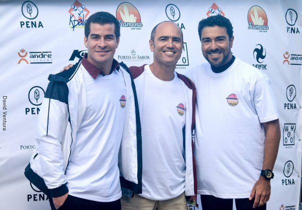 Thiago Martins, Rodrigo Monteiro e Marcus Tardin, Rio Bodyboarding Master Series 2016, Barra da Tijuca. Foto: Divulgação.