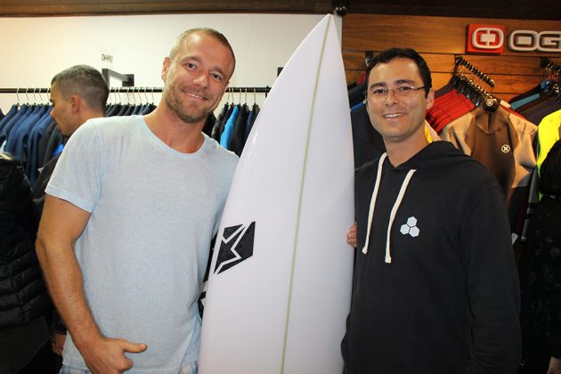Workshop SRS Surfboards com shaper Rodrigo Silva em Joinville (SC). Foto: Leonardo Rodrigues.