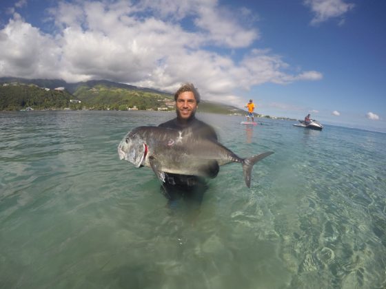 Lucas Medeiros, Tahiti 2016. Foto: Arquivo pessoal.