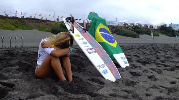 Maju Freitas, VISSLA ISA World Junior Surfing Championship 2016, Açores, Portugal. Foto: Patrick Toledo.