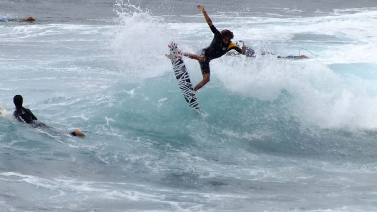 Samuel Pupo, VISSLA ISA World Junior Surfing Championship 2016, Açores, Portugal. Foto: Patrick Toledo.