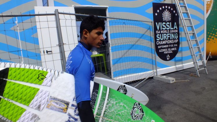Raul Bormann, VISSLA ISA World Junior Surfing Championship 2016, Açores, Portugal. Foto: Gabriel Macedo.