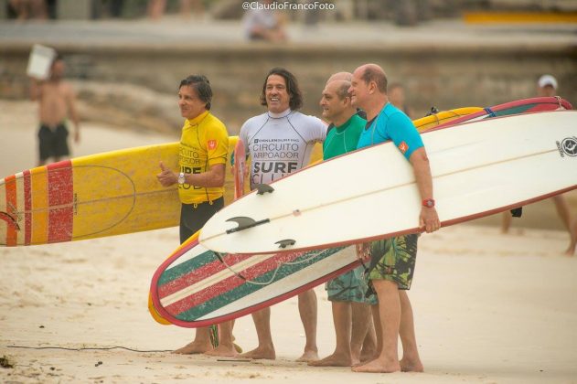 Legends quarta etapa do Circuito Arpoador Surf Club, praia do Arpoador (RJ). Foto: Claudio Franco.