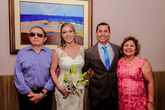 Os pais do noivo, Sr, . Foto: Ale Machado.
