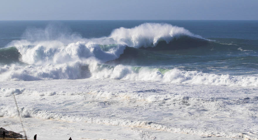 Ondas de Nazaré podem ser impactadas.