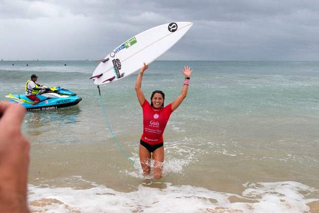 Malia Manuel, Australian Open of Surfing 2017, Manly Beach, Sydney. Foto: © WSL /  Tom Bennett.