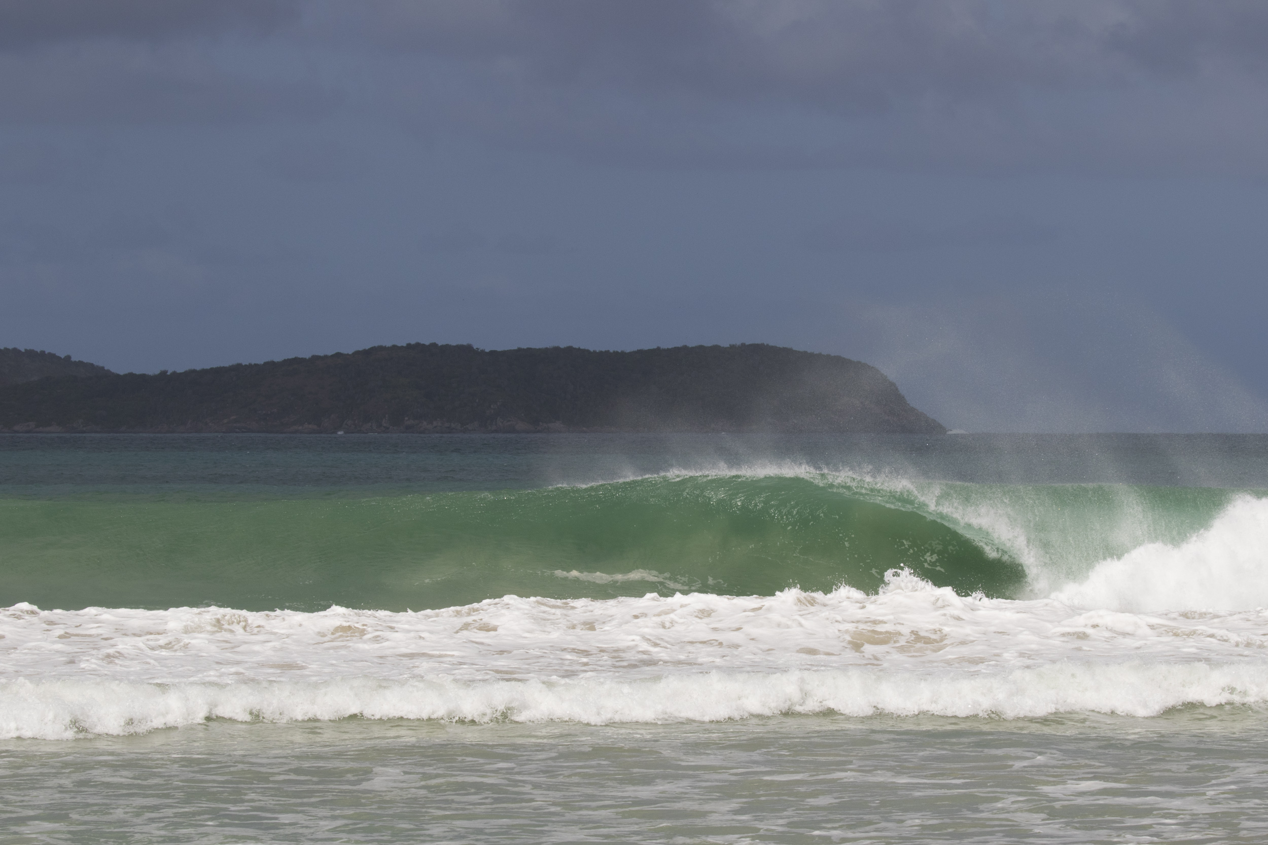 Praia do Peró, Cabo Frio (RJ), sede do Eco Surf 2024.