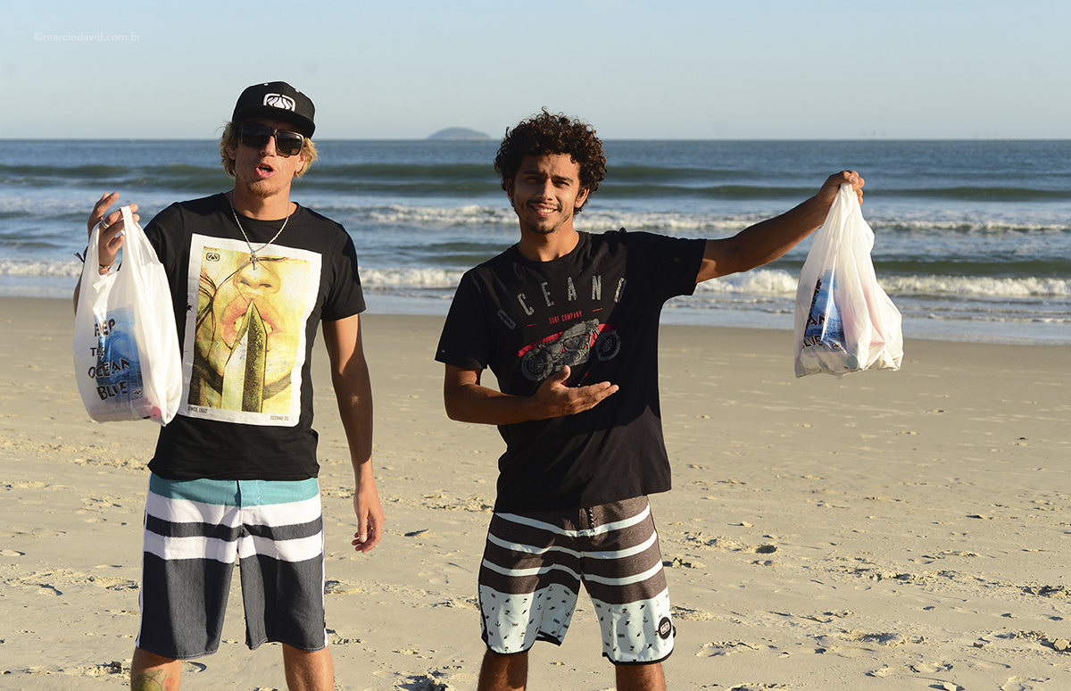 Greg Cordeiro e Petterson Thomaz, Projeto Keep The Ocean Blue. Foto: Gabriel Fonseca.