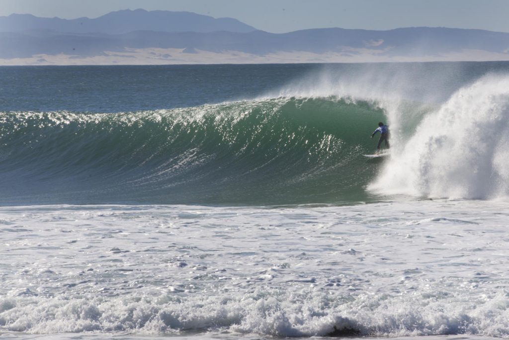 Jeremy Flores na última edição do Open J-Bay, em 2017.