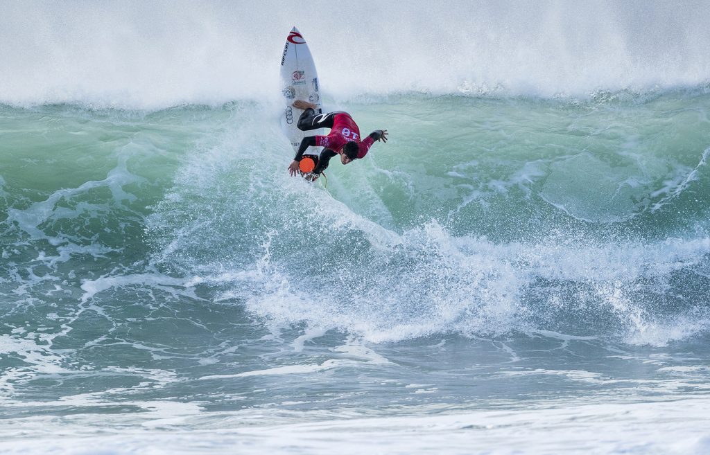 Em 2017, Gabriel Medina ficou em terceiro na prova e entrou na briga pelo título mundial.