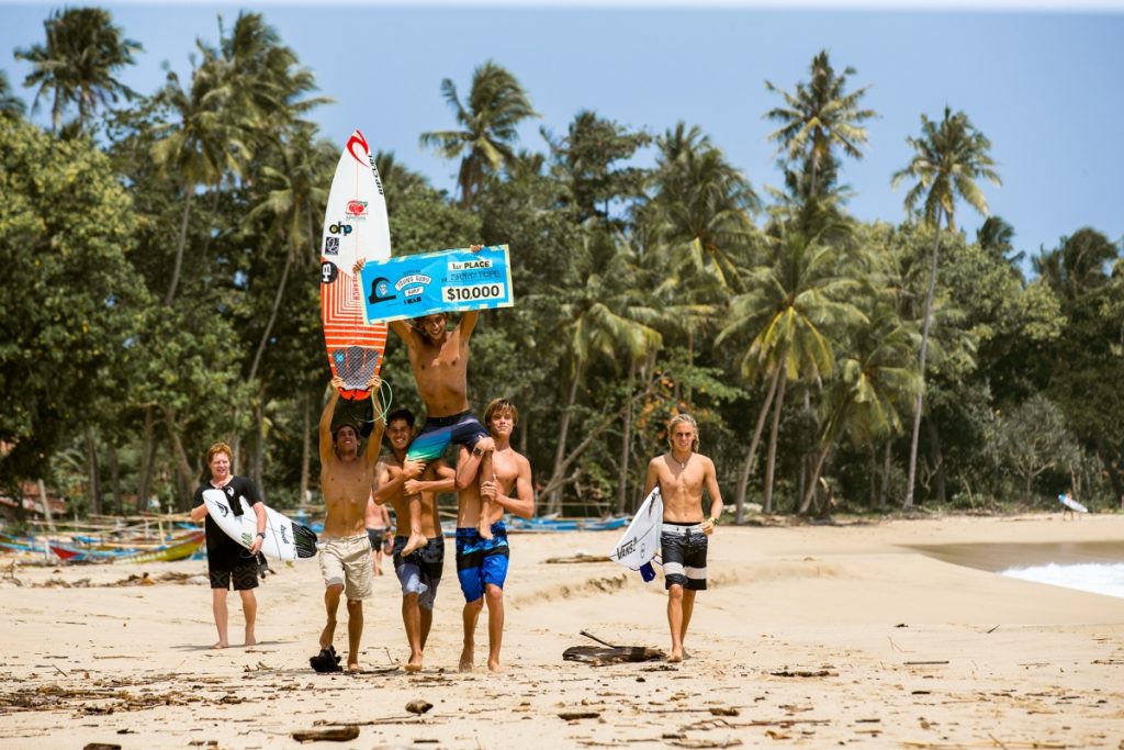 Samuel Pupo é o atual campeão do Quiksilver Young Guns.