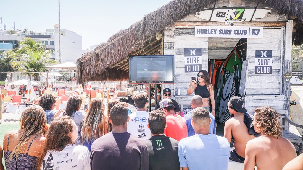 Hurley Surf Club desembarcou na Barra da Tijuca, no Rio de Janeiro (RJ), em 2017.