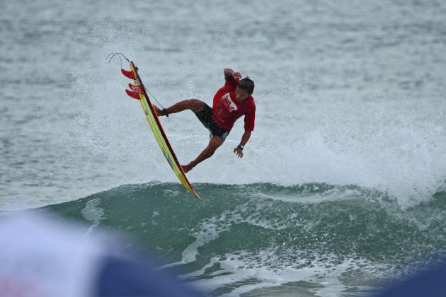 Ihgor Santana, Hang Loose Surf Attack 2017, Praia do Tombo, Guarujá (SP). Foto: Munir El Hage.
