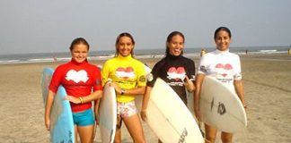 Surf Treino Girls aquece a Baixada Santista
